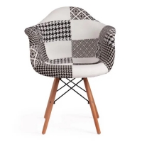 Кресло Secret De Maison CINDY SOFT (EAMES) (mod. 101) black/white (черный/белый) - Изображение 1